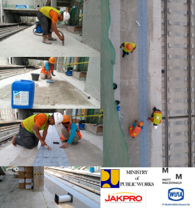 PTPV  TVM (Touch Voltage Membrane) Construction of LRT Jakarta Corridor 1 (Phase 1) Kelapa Gading - Velodrome